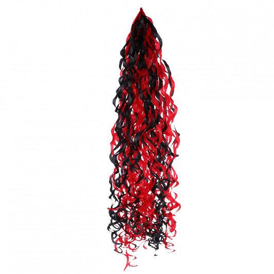 Red &amp; Black Balloon Tassels (For 18 Inch Balloons)
