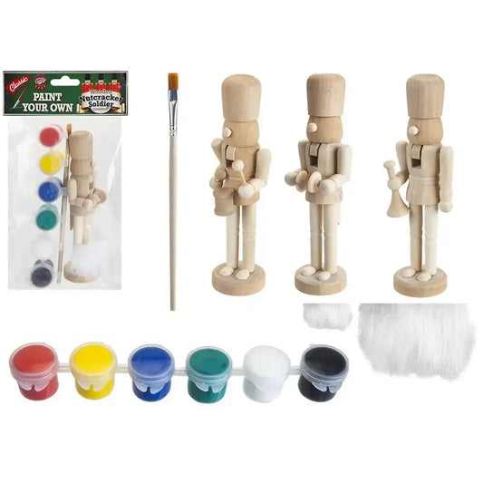 6  Inch Diy Nutcracker Decoration (Assorted Designs)