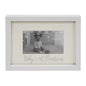 Glitter Mount Frame &#039;Baby&#039;s First Christmas&#039; (5.5 x 3.5 Inches)