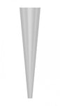 60cm Clear Single Rose Sleeves (Pack 50)