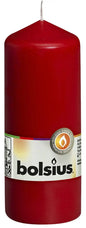 Bolsius Red Pillar Candle (150/60mm) - Bristow Direct 