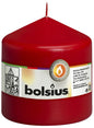 Bolsius Pillar candle Red  single in cello