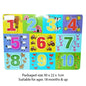 Blue Wooden Number Puzzle