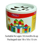 Wood Shape Sorter Bucket (30 Piece)