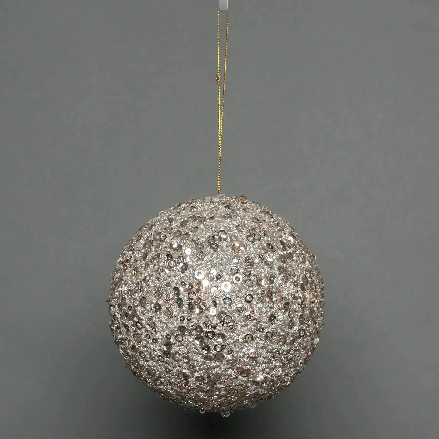 Champagne Glitter Bauble (20cm)