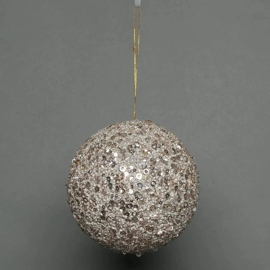 Champagne Glitter Bauble (20cm)