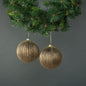 Titania 12cm Glass Bauble Gold