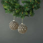 Asteria 10cm Glass Diamond Bauble (Set of 4)