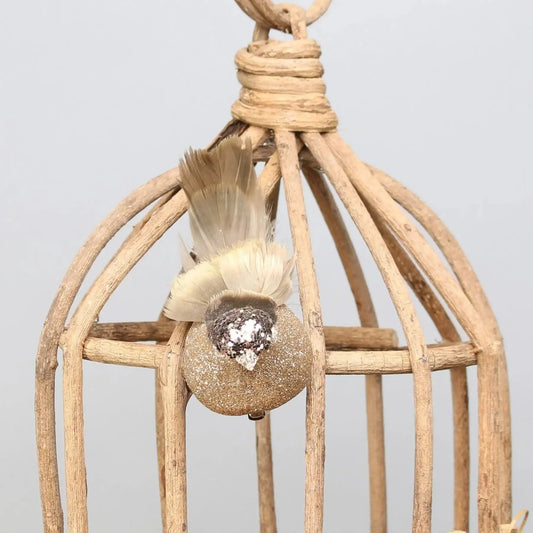 Gold Longtail FInch with clip