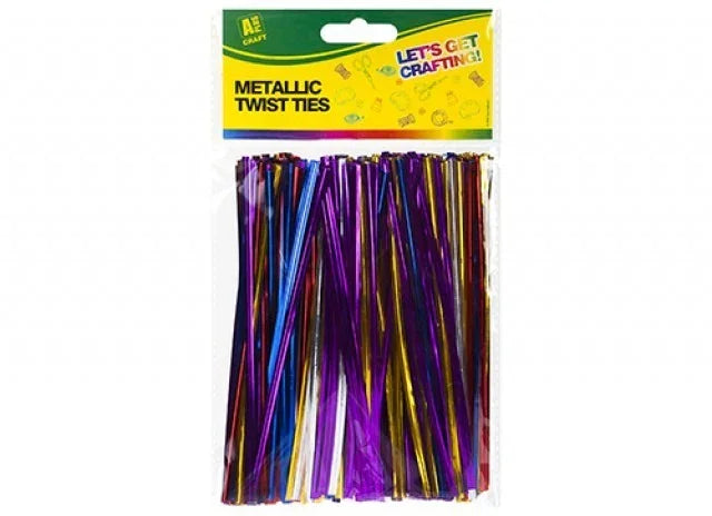 16cm Metallic Twist Ties (400pcs)