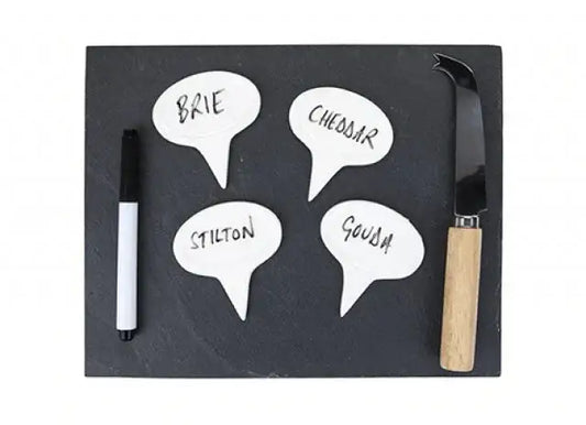 Slate Cheese Board (with knife and pen)