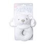 Soft Touch - White Bunny Rattle Toy