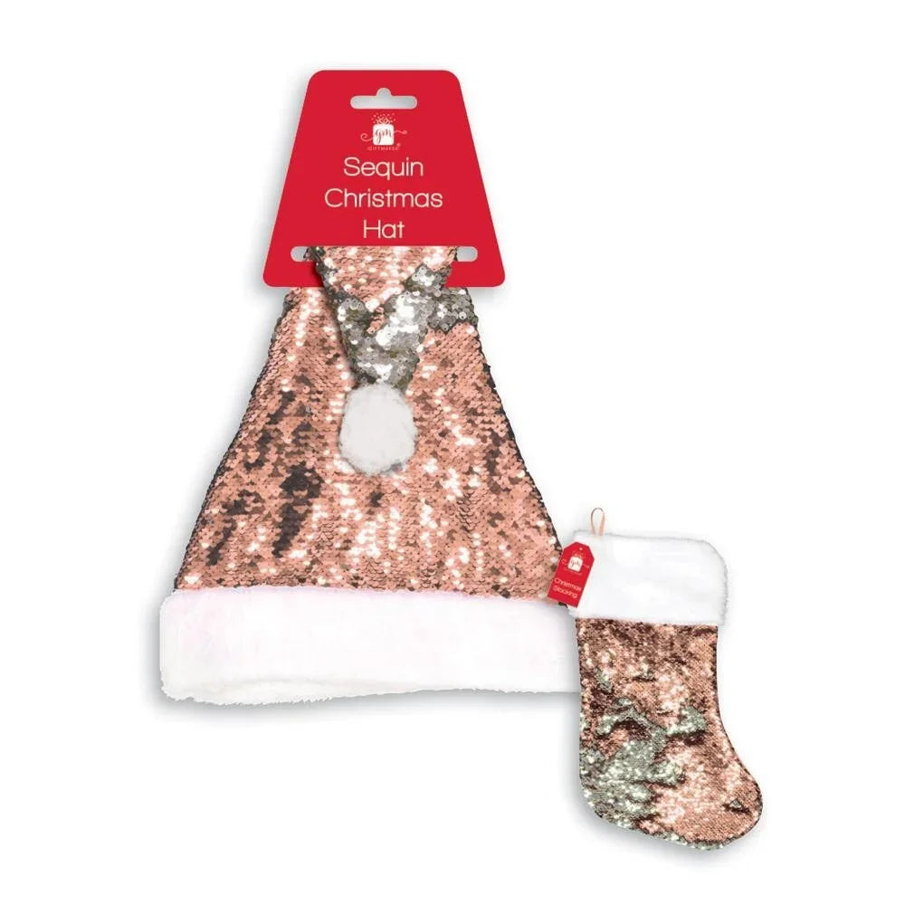 Reversible Sequin Hat