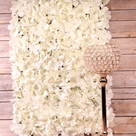 Cream Hydrangea Flower Wall Bundle (1.6 x 2.4M)