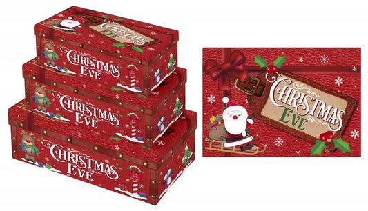 Christmas Eve Boxes (Pack of 3)