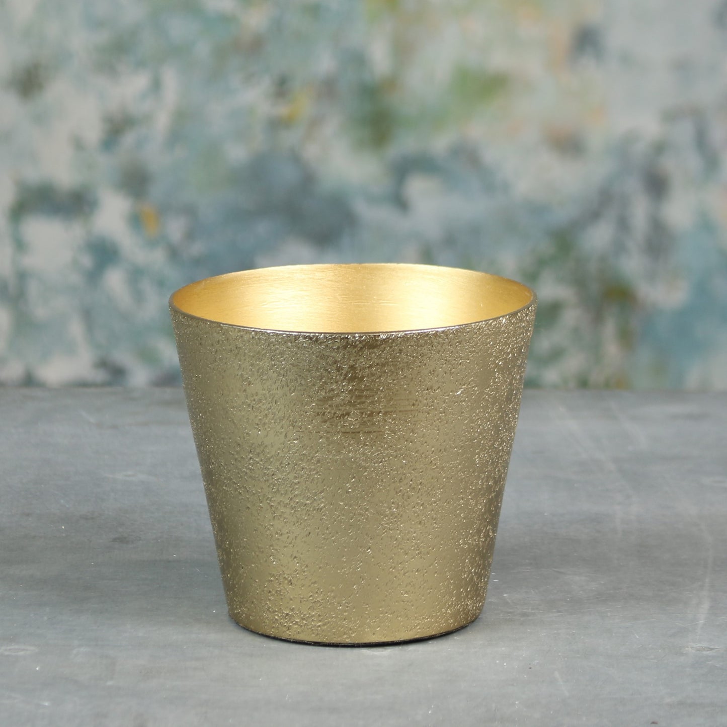 Gold Mayfair Long Tom Planter M