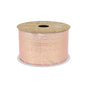 Rose Gold Shimmer Thread Ribbon (63mm x 10yds)