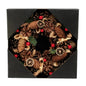 Pine Cone  Red Berry and Fruit Wreath (30cm)