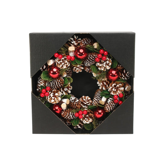 Discover the Red Bauble Berry Wreath (30cm) at Bristow Direct