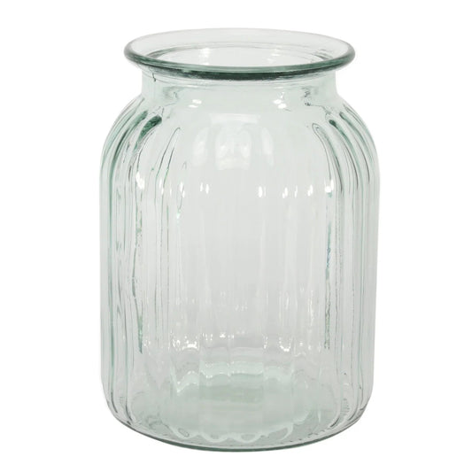 Ribbed Vase (20cm x 14.5cm)