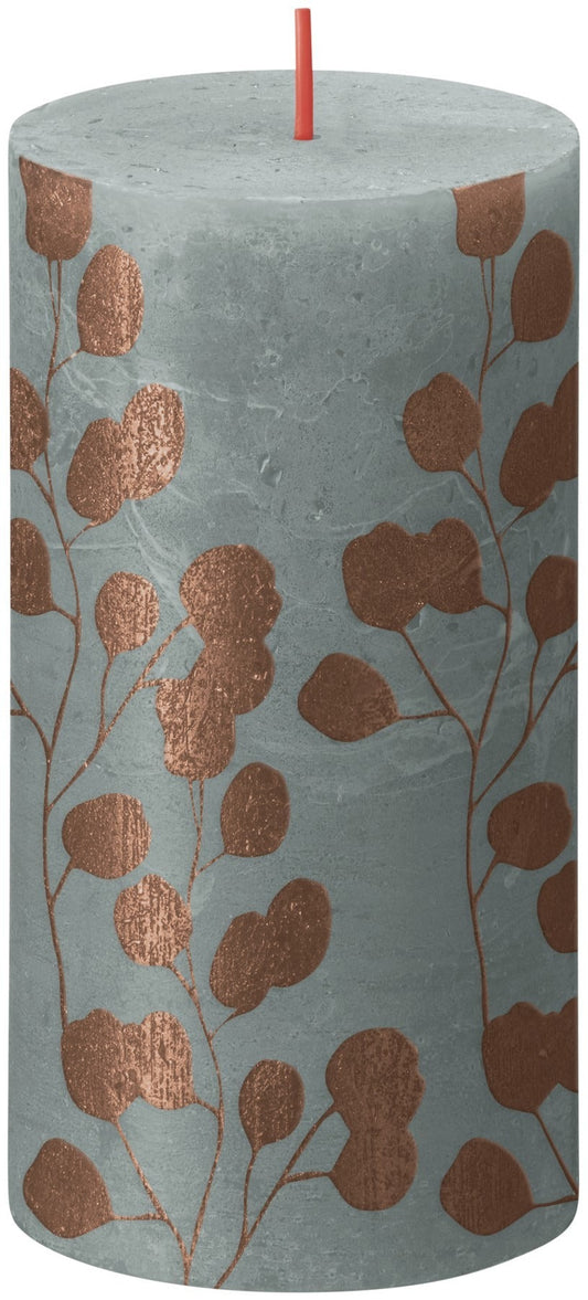 Green Eucalyptus Bolsius Rustic Silhouette Candle (130 x 68mm)