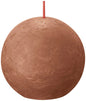 Rusty Pink Bolsius Ball Candle (76mm)