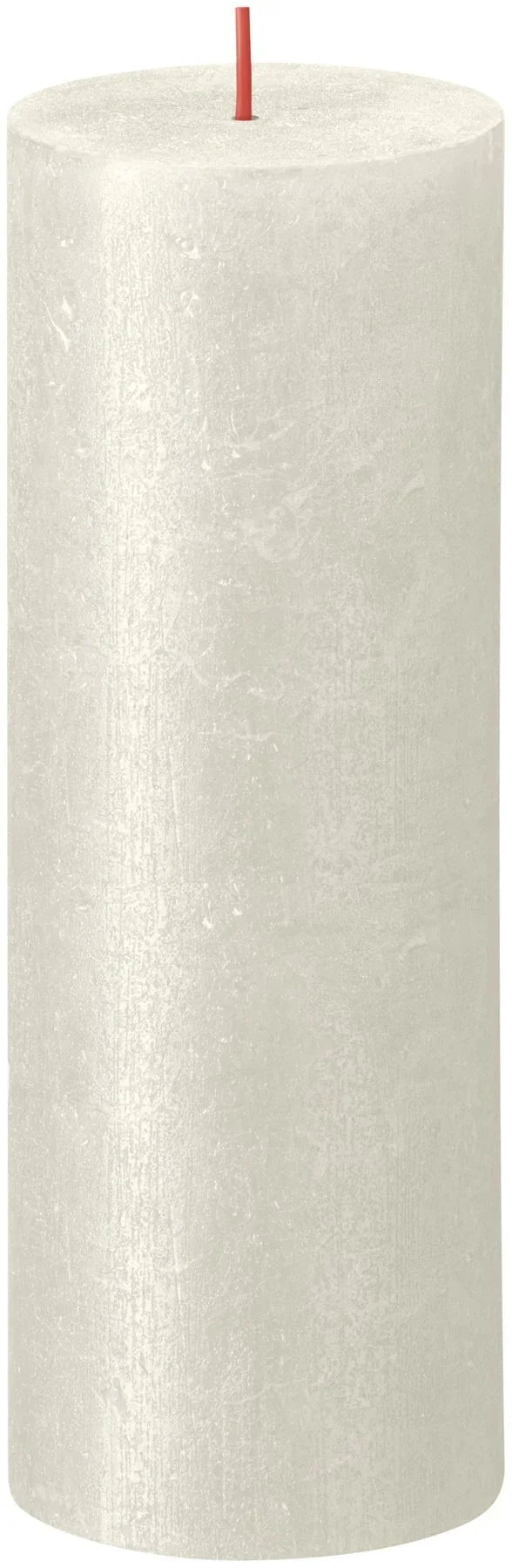 Bolsius Rustic Ivory Shimmer Metallic Candle (190mm x 68mm)