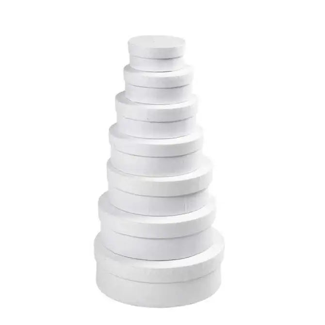 White stacked nesting bowls for modern home décor and gift ideas