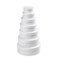 White stacked nesting bowls for modern home décor and gift ideas