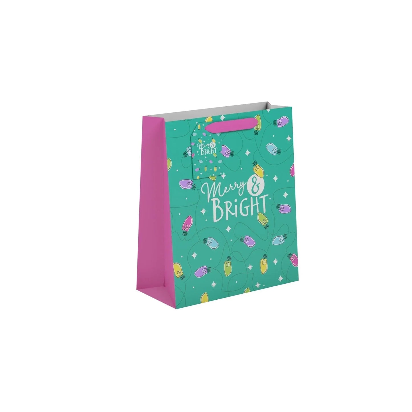 Merry &amp; Bright  Gift Bag (Medium)