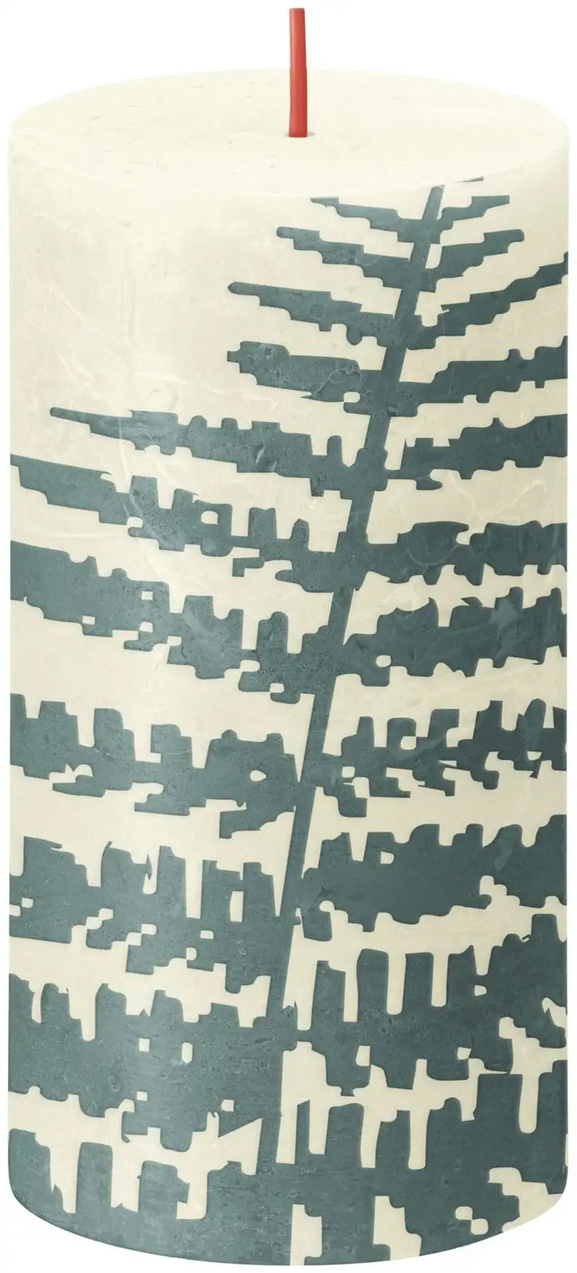 Soft Pearl Fern Bolsius Rustic Silhouette Candle (130 x 68mm)