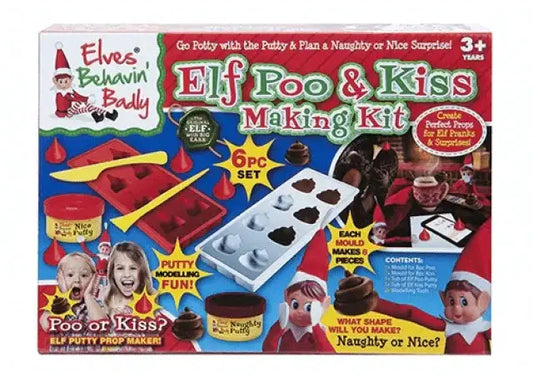 6 Elf Design Poo and Kiss Making Kit