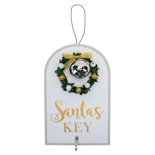 Santas Key Hook Plaque