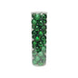 Green Christmas ornaments in clear tube packaging, perfect for holiday tree décor and festive home styling.