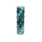 48 Turquoise Baubles in Matt  Shiny &amp; Glitter Finish (8cm)