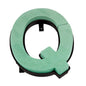 Oasis Letter Q Naylorbase Frame - Black Base