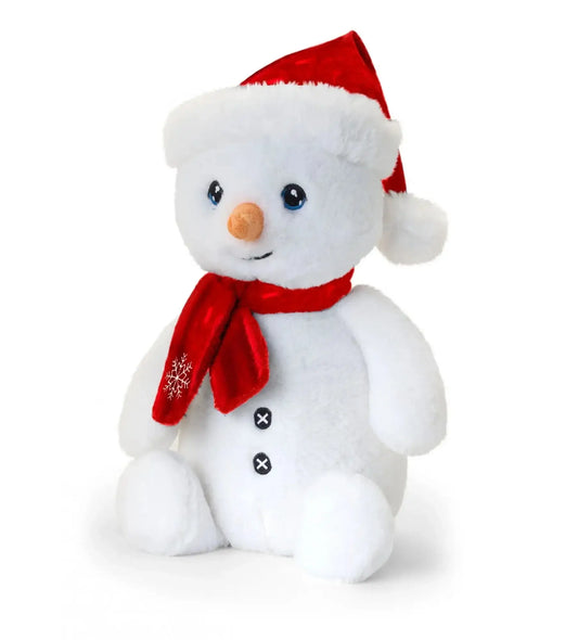 Keeleco Snowman with Hat and Scarf (25cm)