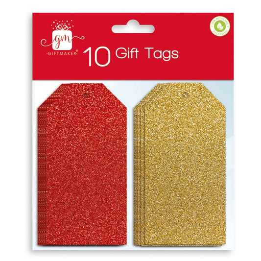 Red and Gold Gift Tags