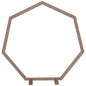 Natural Wooden Heptagon Arch (223cm)