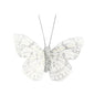 8cm Sterling Feather and Glitter Butterfly (Pack of 12)