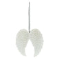 Double Glitter Angel Wing Hanging Decoration