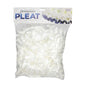 Premium White Pleat Ribbon (50mm x 10m)