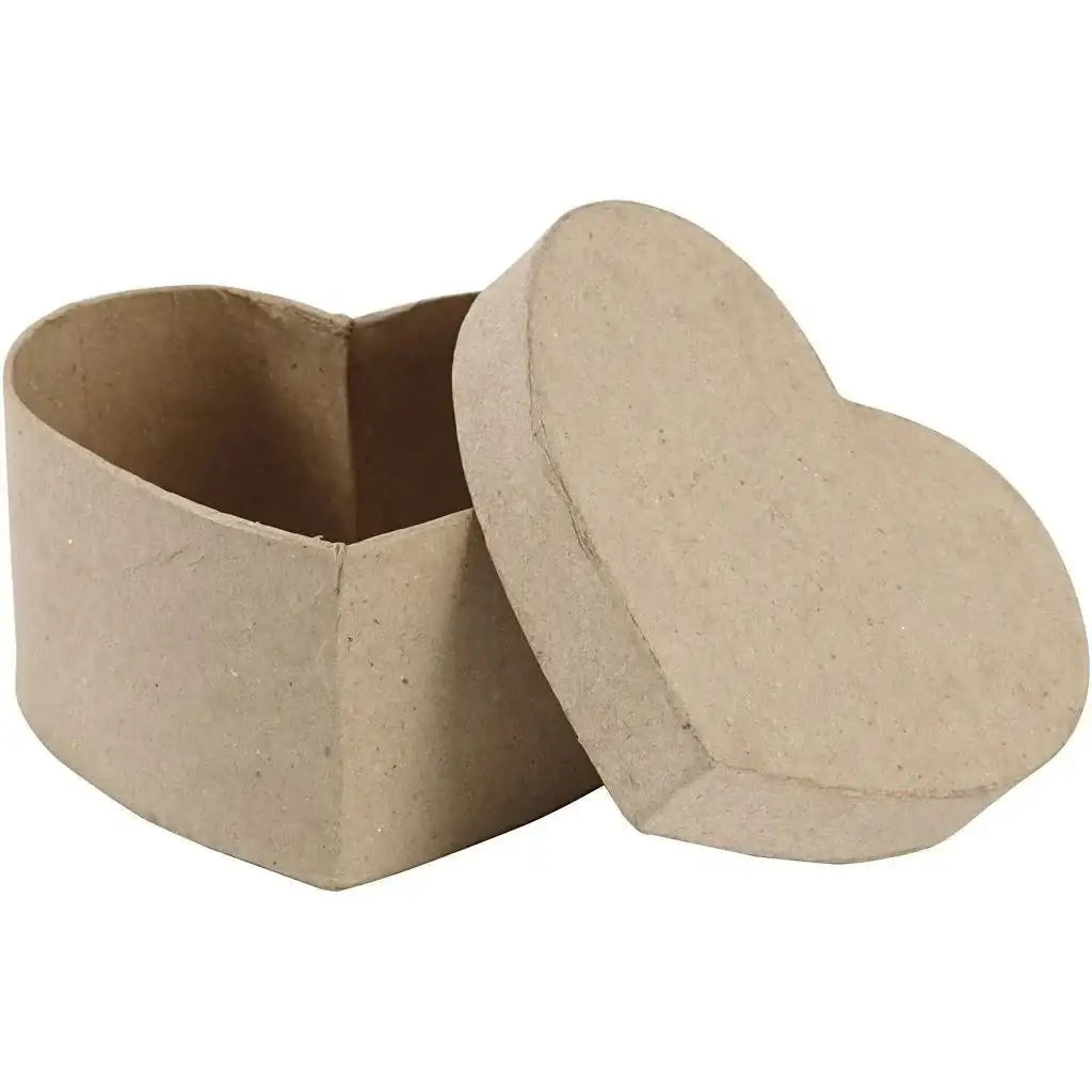 Heart-shaped kraft paper gift box for birthdays, weddings, or home décor