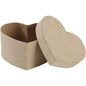 Heart-shaped kraft paper gift box for birthdays, weddings, or home décor