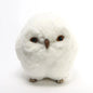 White Artificial Fur Hanging Owl (19cm x 17cm)