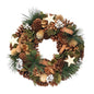 Woodland  Wooden White Stars  Fruit wreath