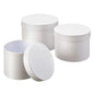 White Symphony Hat Boxes (Set of 3)