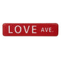 Love Ave Metal Sign