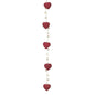 Red Metal Heart Garland