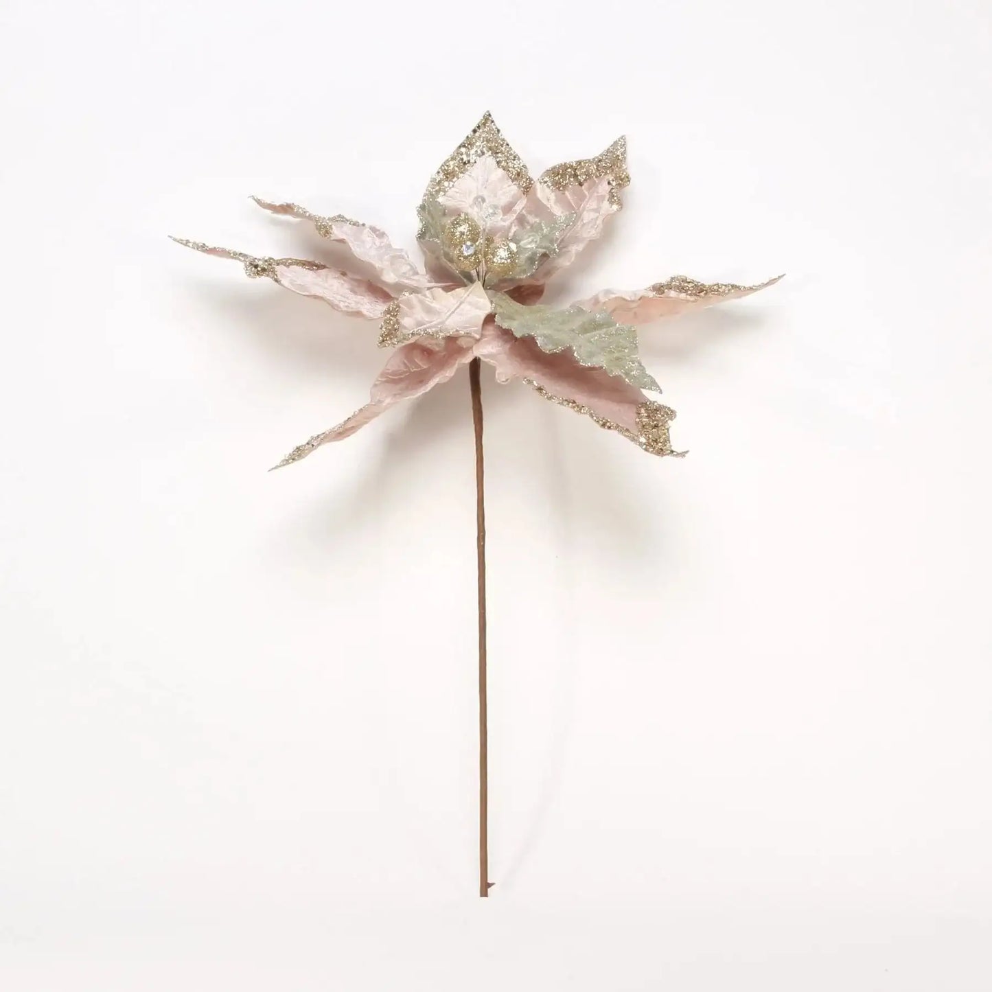 Large Rose Gold  Poinsettia (19.5Inch)